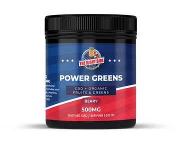 POWER GREENS CBD + ORGANIC FRUIT & GREENS